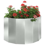Fioriera Argento 90 x 45 x 50 cm Acciaio zincato
