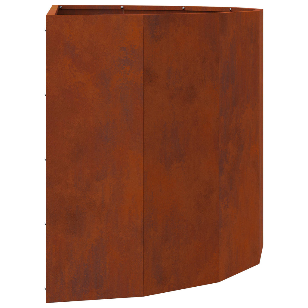 Fioriera Ruggine 90 x 45 x 50 cm