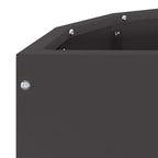 Fioriera Nero 60 x 30 x 50 cm Acciaio