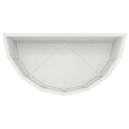 Fioriera Bianco 60 x 30 x 50 cm Acciaio