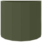Fioriera Verde oliva 60 x 30 x 50 cm Acciaio