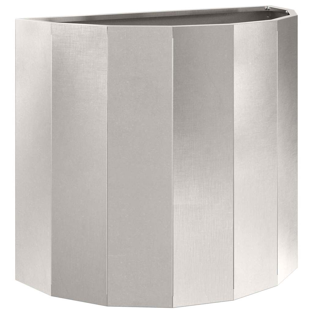 Fioriera Argento 60 x 30 x 50 cm Acciaio inossidabile
