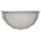 Fioriera Argento 60 x 30 x 50 cm Acciaio inossidabile