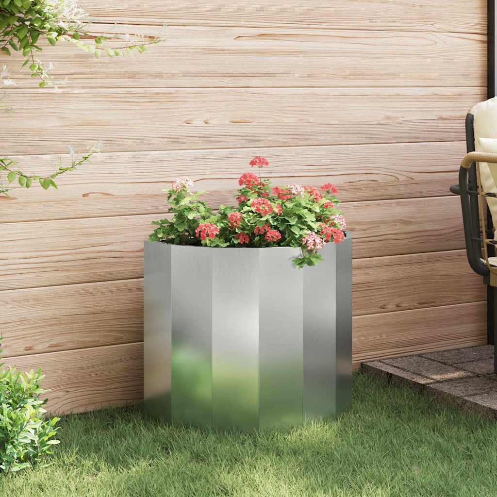 Fioriera Argento 60 x 30 x 50 cm Acciaio zincato