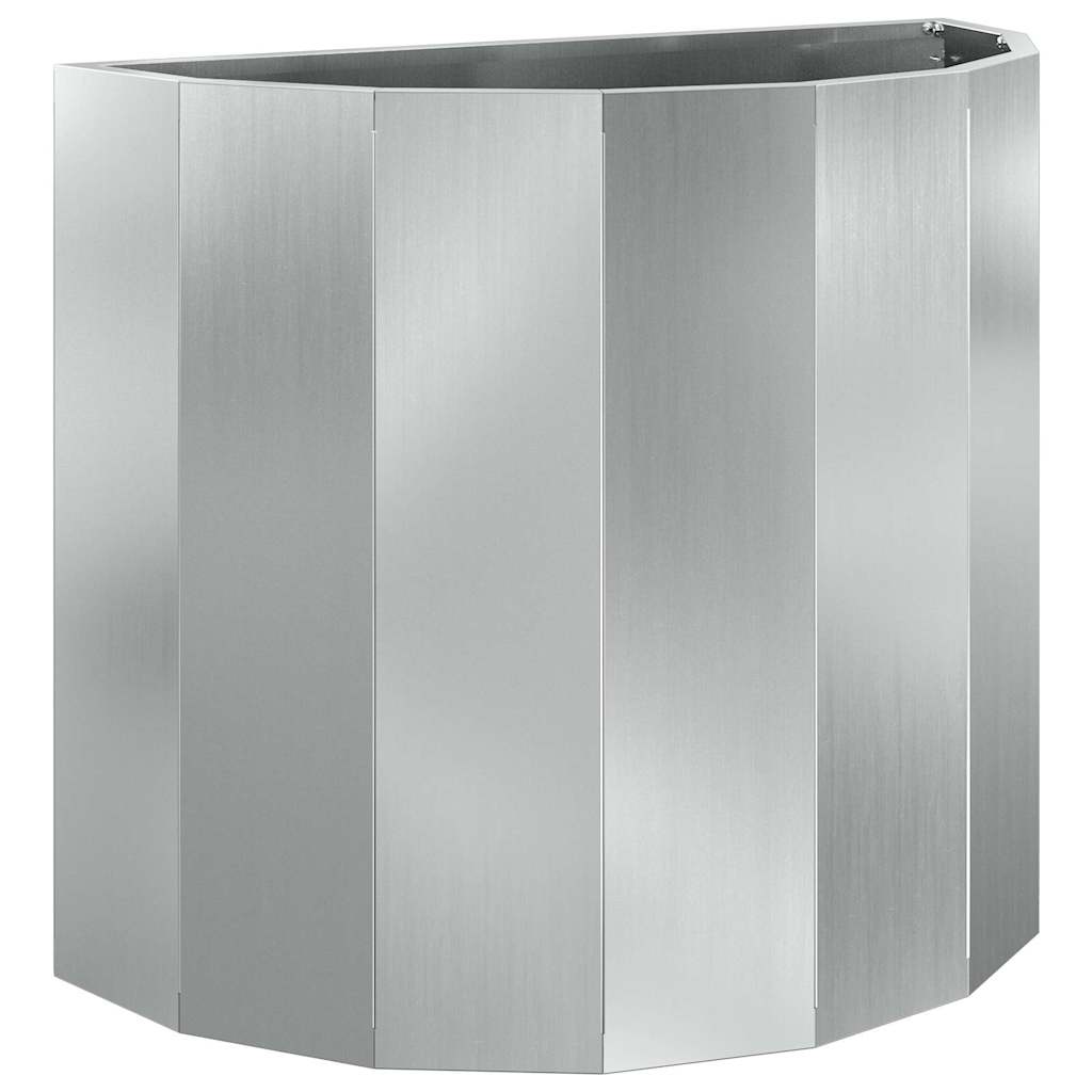 Fioriera Argento 60 x 30 x 50 cm Acciaio zincato