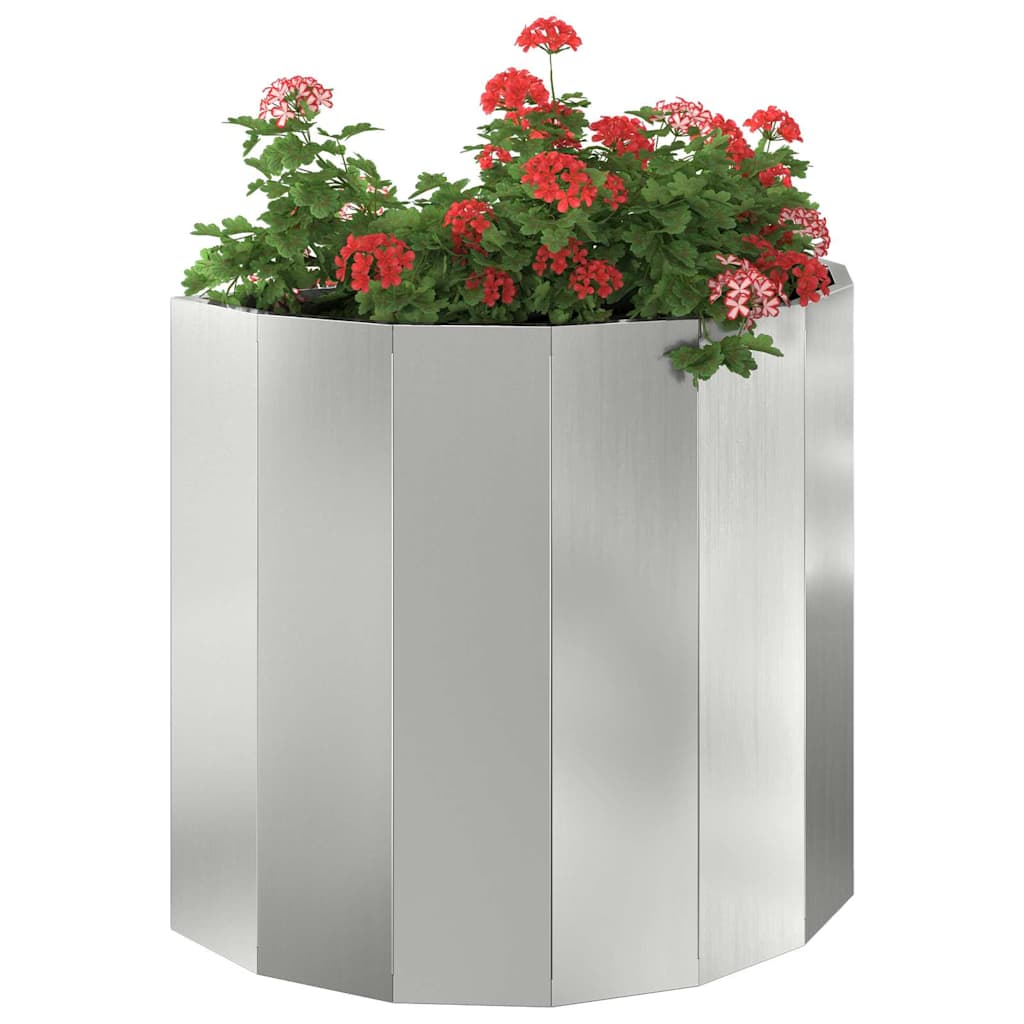 Fioriera Argento 60 x 30 x 50 cm Acciaio zincato