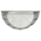 Fioriera Argento 60 x 30 x 50 cm Acciaio zincato