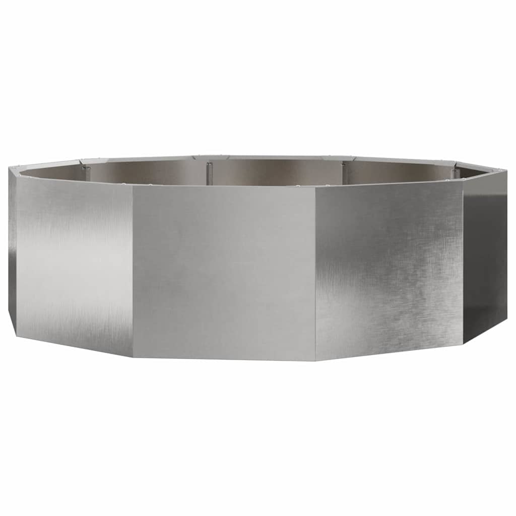Fioriera Argento 120 x 120 x 35 cm Acciaio inossidabile
