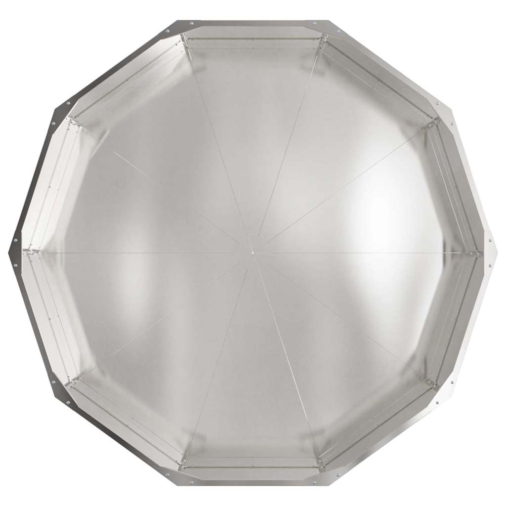 Fioriera Argento 120 x 120 x 35 cm Acciaio inossidabile