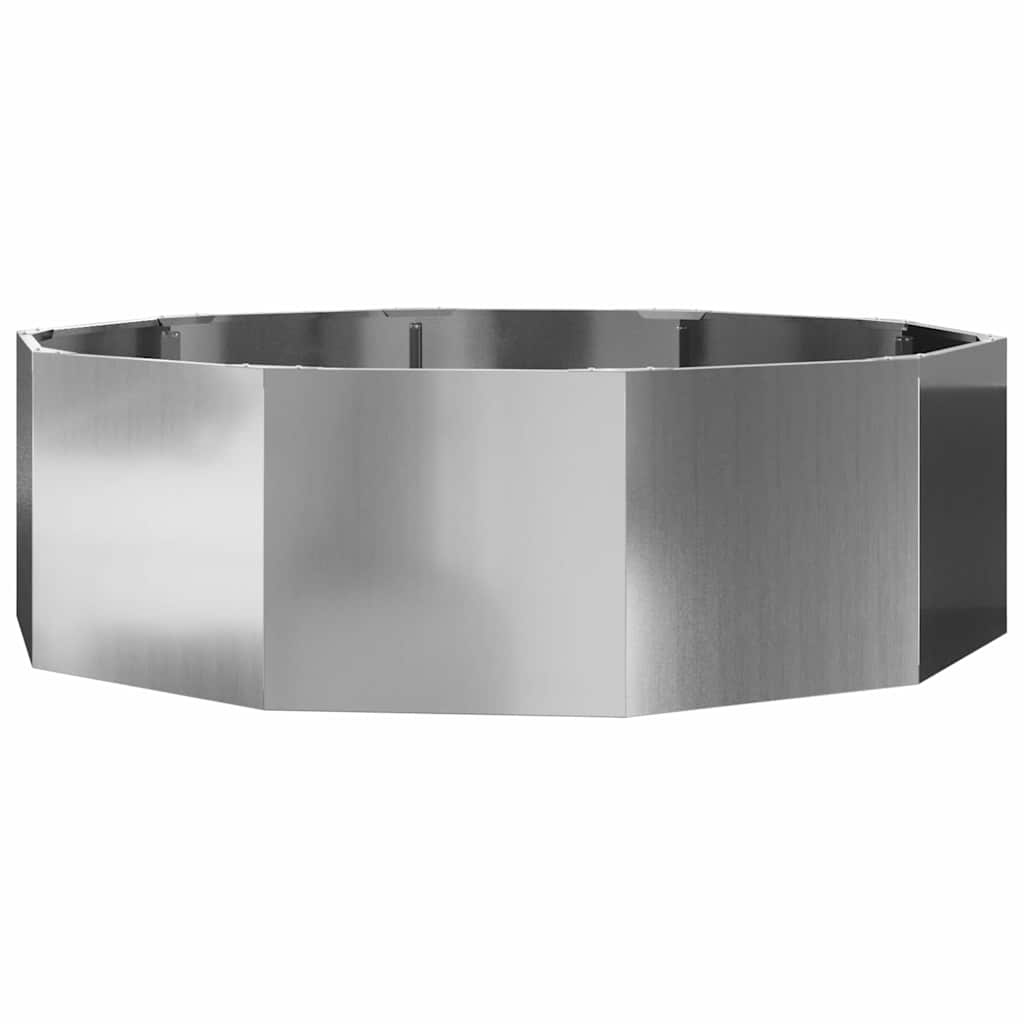 Fioriera Argento 120 x 120 x 35 cm Acciaio zincato