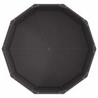 Fioriera Nero 90 x 90 x 35 cm Acciaio