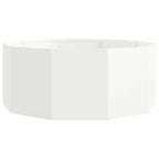 Fioriera Bianco 90 x 90 x 35 cm Acciaio