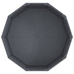 Fioriera Antracite 90 x 90 x 35 cm Acciaio