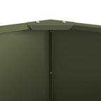 Fioriera Verde oliva 90 x 90 x 35 cm Acciaio