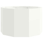 Fioriera Bianco 60 x 60 x 35 cm Acciaio