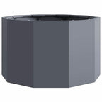 Fioriera Antracite 60 x 60 x 35 cm Acciaio