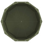 Fioriera Verde oliva 60 x 60 x 35 cm Acciaio
