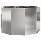 Fioriera Argento 60 x 60 x 35 cm Acciaio inossidabile
