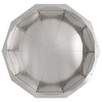 Fioriera Argento 60 x 60 x 35 cm Acciaio inossidabile