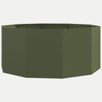 Fioriera Verde oliva 120 x 120 x 50 cm Acciaio