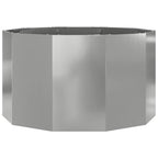 Fioriera Argento 90 x 90 x 50 cm Acciaio zincato