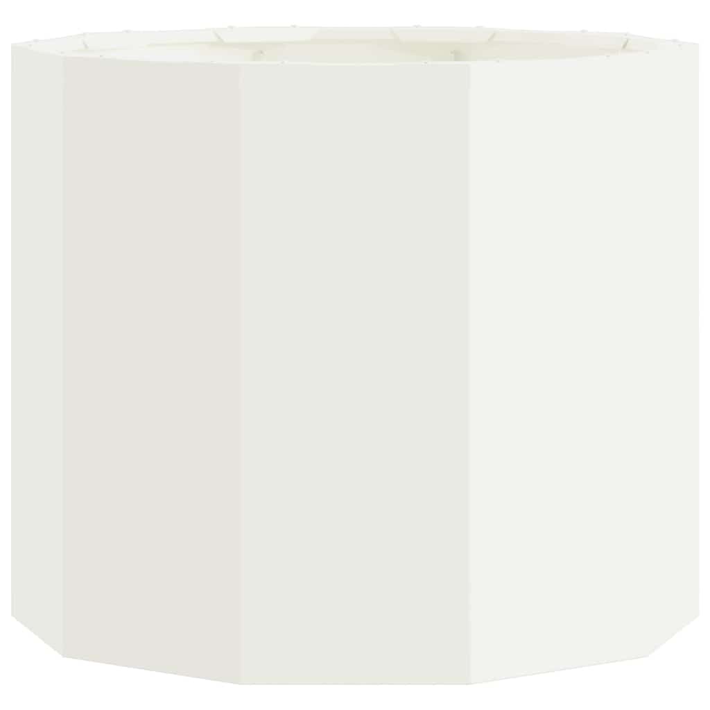 Fioriera Bianco 60 x 60 x 50 cm Acciaio
