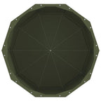 Fioriera Verde oliva 60 x 60 x 50 cm Acciaio