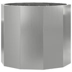 Fioriera Argento 60 x 60 x 50 cm Acciaio zincato