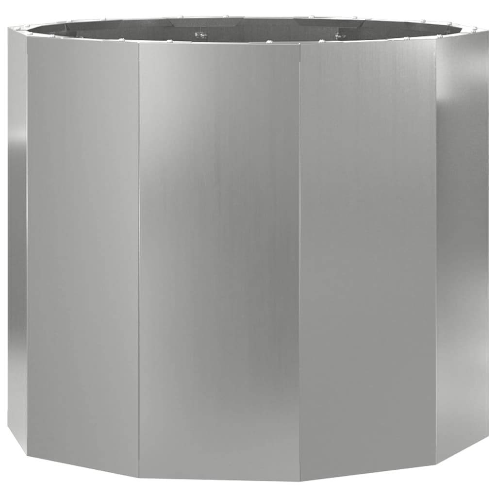Fioriera Argento 60 x 60 x 50 cm Acciaio zincato