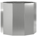 Fioriera Argento 60 x 60 x 50 cm Acciaio zincato