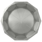 Fioriera Argento 60 x 60 x 50 cm Acciaio zincato