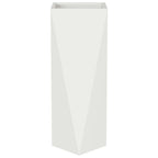 Fioriera Bianco 30 x 30 x 75 cm Acciaio
