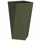 Fioriera Verde oliva 40 x 40 x 75 cm Acciaio