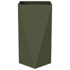 Fioriera Verde oliva 40 x 40 x 75 cm Acciaio