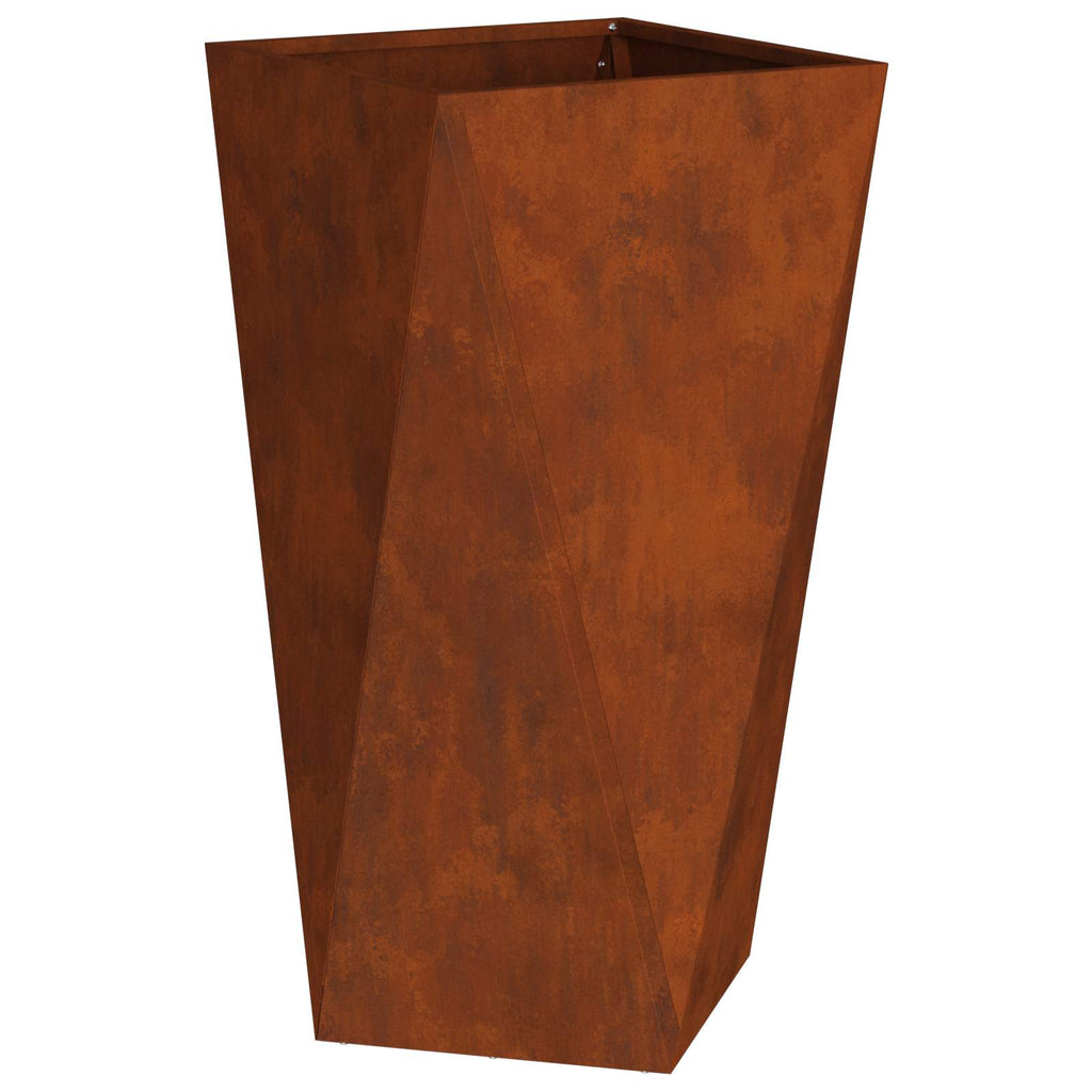 Fioriera 2 pcs Ruggine 40 x 40 x 75 cm