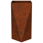 Fioriera 2 pcs Ruggine 40 x 40 x 75 cm