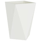 Fioriera Bianco 50 x 50 x 75 cm Acciaio
