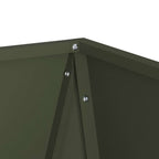 Fioriera Verde oliva 50 x 50 x 75 cm Acciaio
