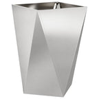 Fioriera Argento 50 x 50 x 75 cm Acciaio inossidabile