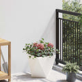 Fioriera Bianco 30 x 30 x 30 cm Acciaio