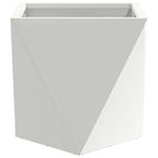 Fioriera Bianco 30 x 30 x 30 cm Acciaio