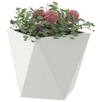 Fioriera Bianco 30 x 30 x 30 cm Acciaio