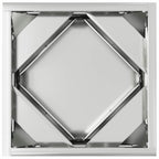 Fioriera Argento 30 x 30 x 30 cm Acciaio zincato