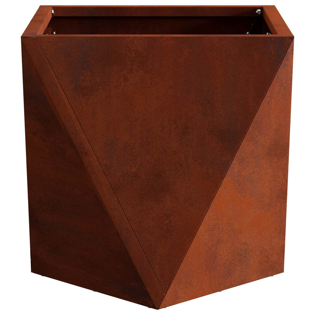 Fioriera 2 pcs Ruggine 30 x 30 x 30 cm