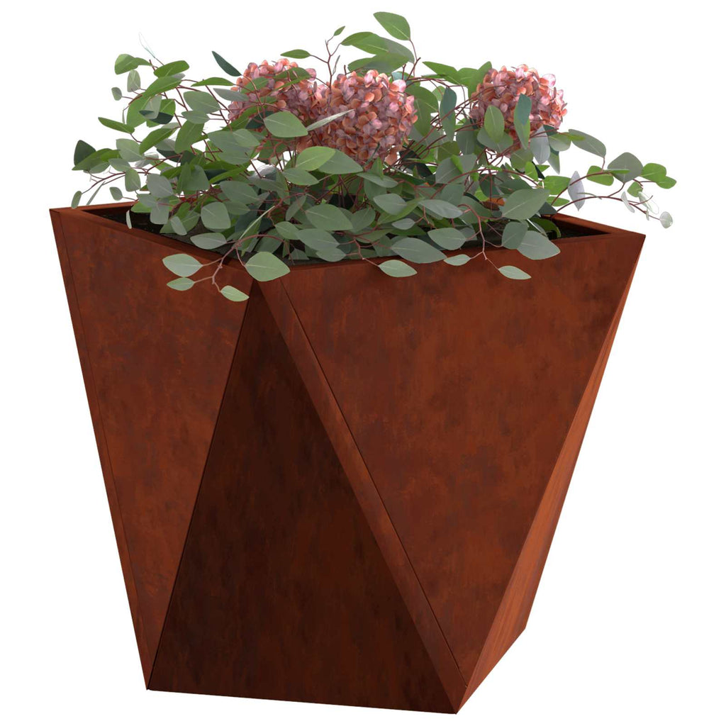 Fioriera 2 pcs Ruggine 30 x 30 x 30 cm