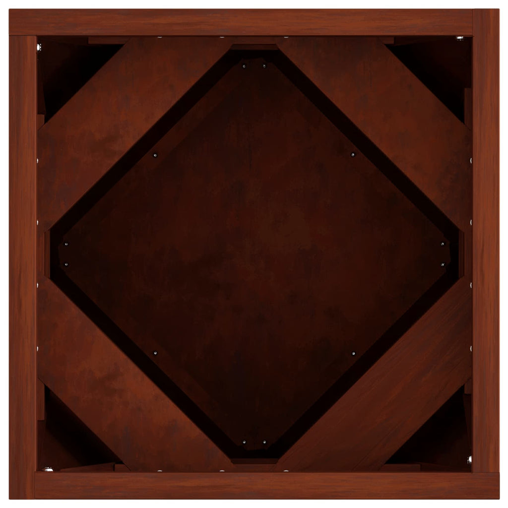 Fioriera 2 pcs Ruggine 30 x 30 x 30 cm