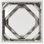 Fioriera Argento 40 x 40 x 40 cm Acciaio inossidabile