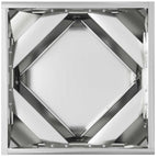 Fioriera 2 pcs Argento 40 x 40 x 40 cm Acciaio zincato