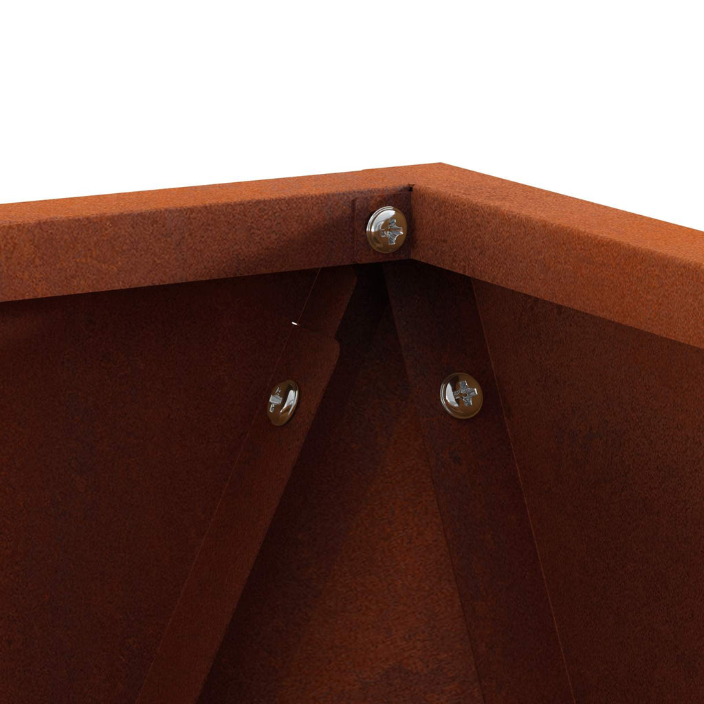 Fioriera 2 pcs Ruggine 40 x 40 x 40 cm