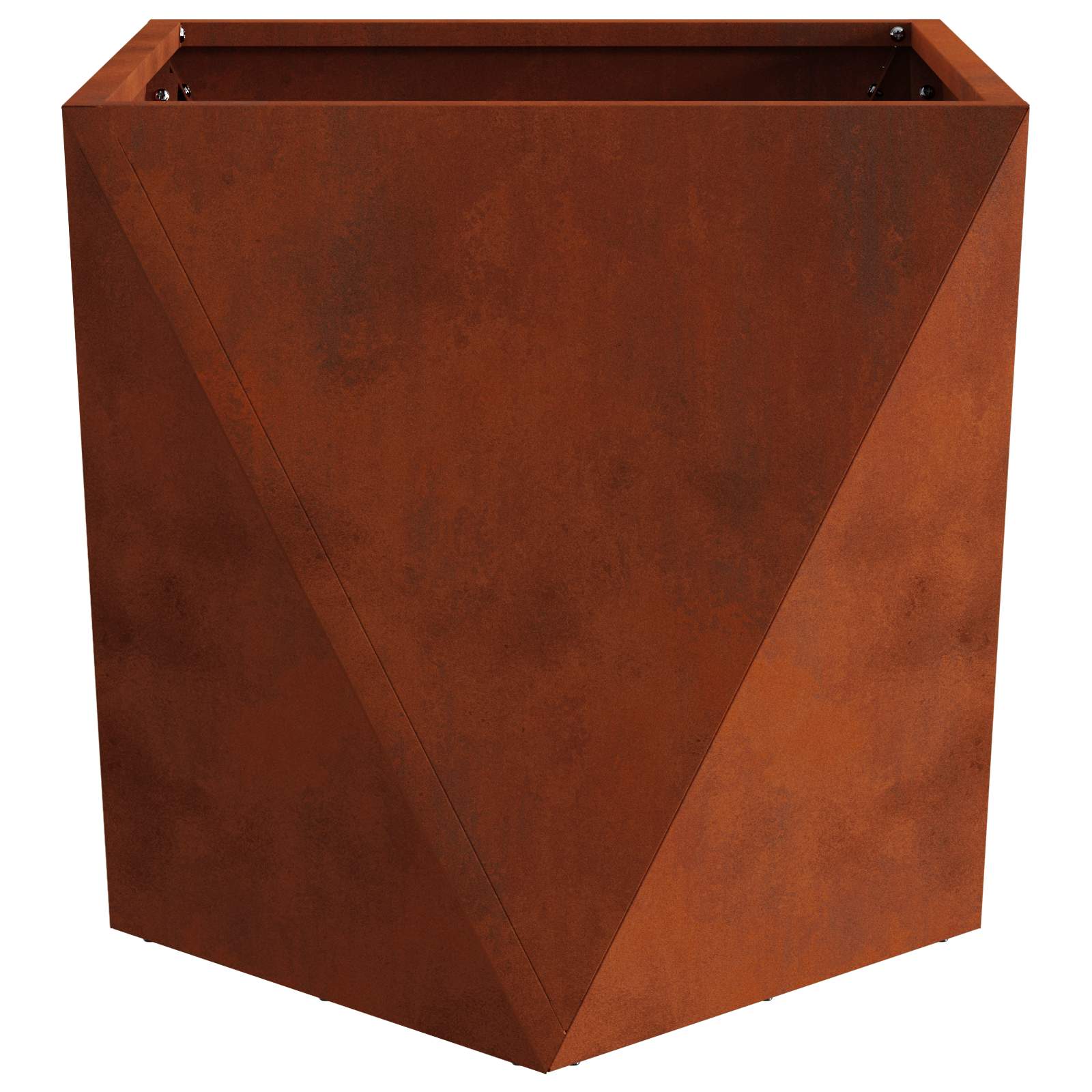 Fioriera 2 pcs Ruggine 40 x 40 x 40 cm
